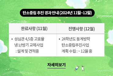 탄소중립 추진 경과안내(2024년 11월~12월)