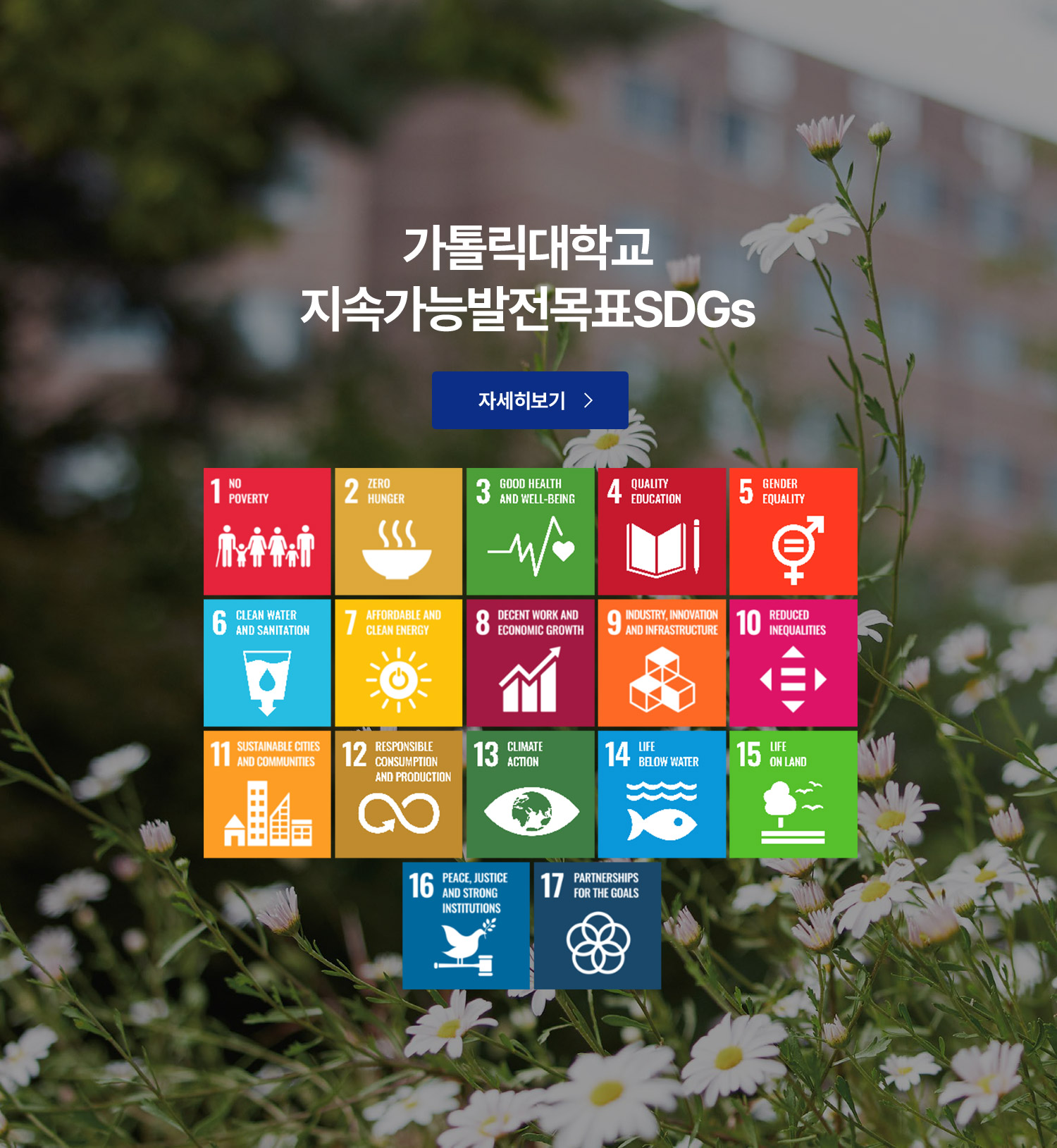 가톨릭대학교 지속가능발전목표SDGs