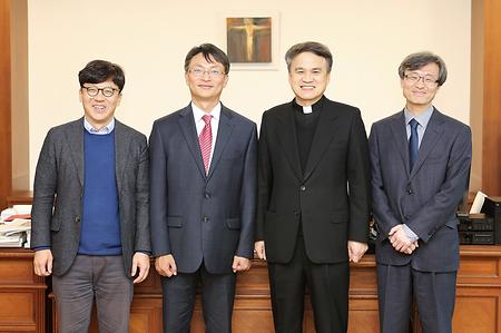 본교 산학협력단, (주)이셀 기술이전 협약 및 총장 예방