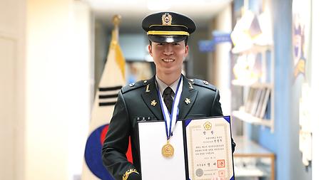 학군장교 임관식(국무총리상 수상)