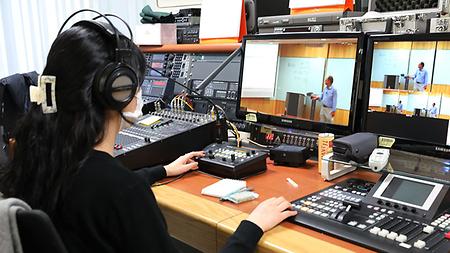 President Fr. Luke Jongchul Won, Ed.D. Visits Production Site of Online Lectures