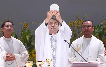 The Catholic University of Korea holds the mass for its 168th anniversary